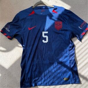 Nike Blue US Soccer Jersey #5